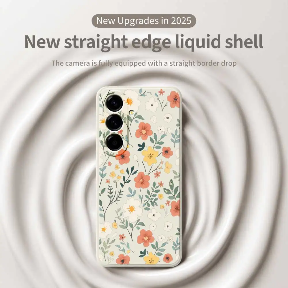 Fresh Flower Mobile Phone Case For Samsung Galaxy A56 A32 A23 A22 5G A32 A23 4G A55 A54 A53 A52 A51 A35 A34 A31 A25 Soft Cover