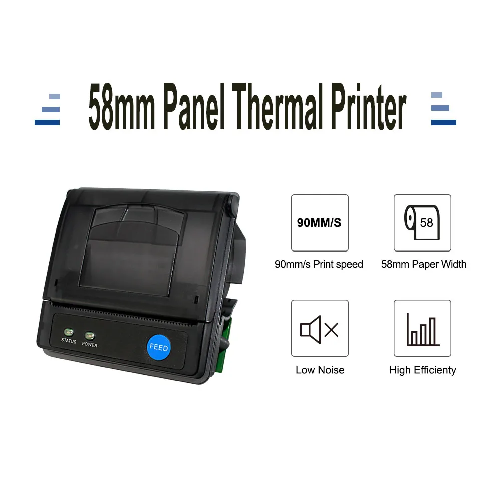 Imagem -02 - Impressora Térmica para Equipamentos de Impressão Médica 58 mm Csn-a1k Ttl Rs232 Usb Micro Painel