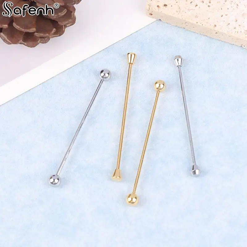 1pcs Gold/Silver Metal Neck Tie Collar Bar Pin Clip Ties Lapel Pins And Brooches Gifts For Men Brooch Jewelry Luxury Accessories