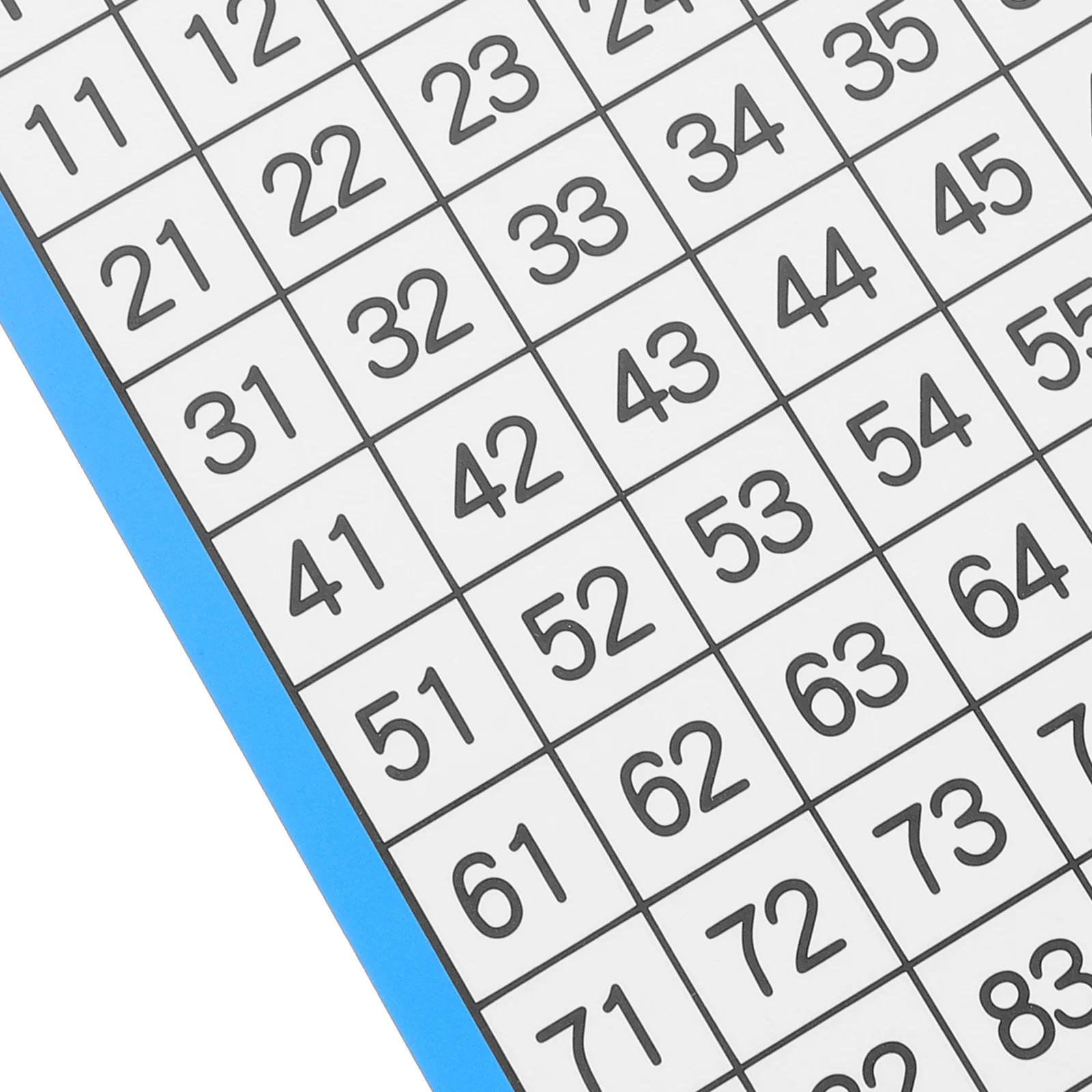 

10 Sheets Number Charts 1-100 Hundreds Chart Classroom Math Teaching Chart Early Education Math Supply Learning Props