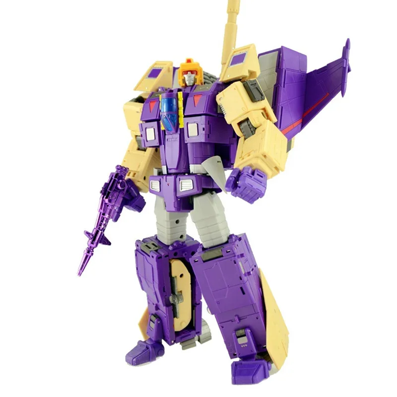 （IN STOCK） Transformation G1 DX9 D08 Gewalt MP Version Blitzwing Three Changes Aircraft Tank Model Action Figure Toys Collect