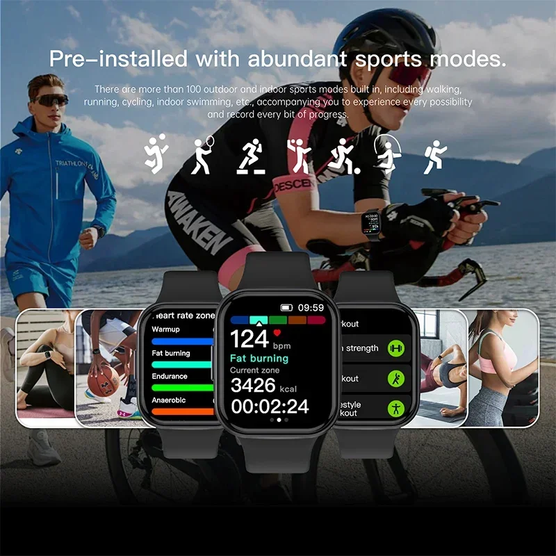 Luxury Electronics Smartwatches Fitness Tracker BT Call Smart Band Heart Monitor Sport Wrist Watches for Man Woman Android 2026
