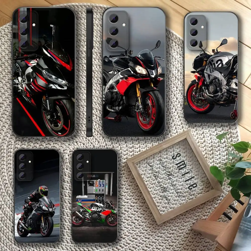 

Motorcycle A-ApriliaES Phone Case For Samsung S 25,24,23,22,30,21,10,9,Ultra,Plus,Lite,FE,4,5 G Soft Black Case