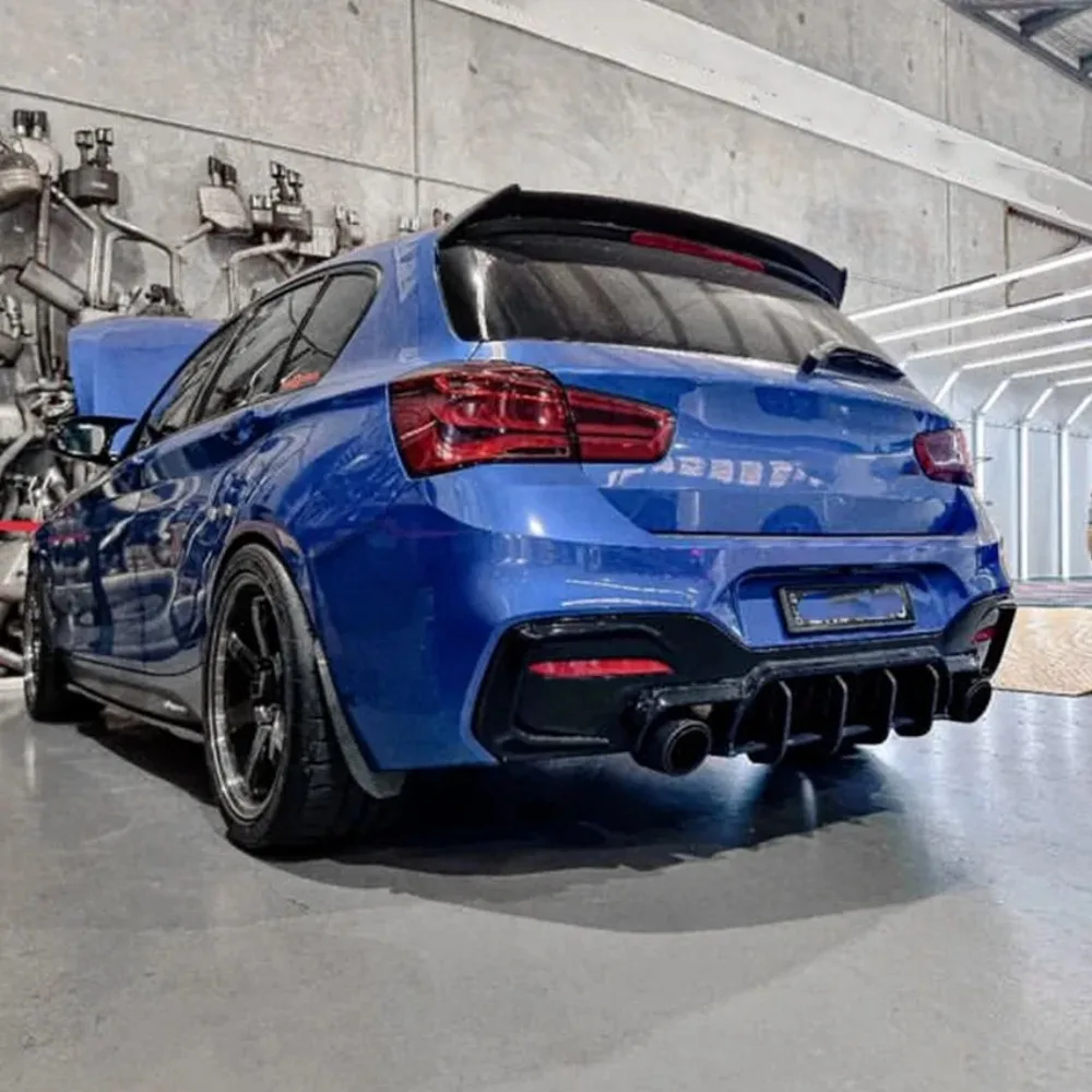 

Car Rear Bumper Diffuser Lip Rear Side Splitters Spoiler Lip For BMW 1 Series F20 LCI M140i 2017-2019 Body Kits Tuning