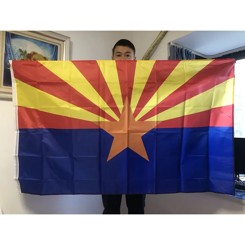 (SKY FLAG)90x150cm USA state Arizona State Flags for decoration