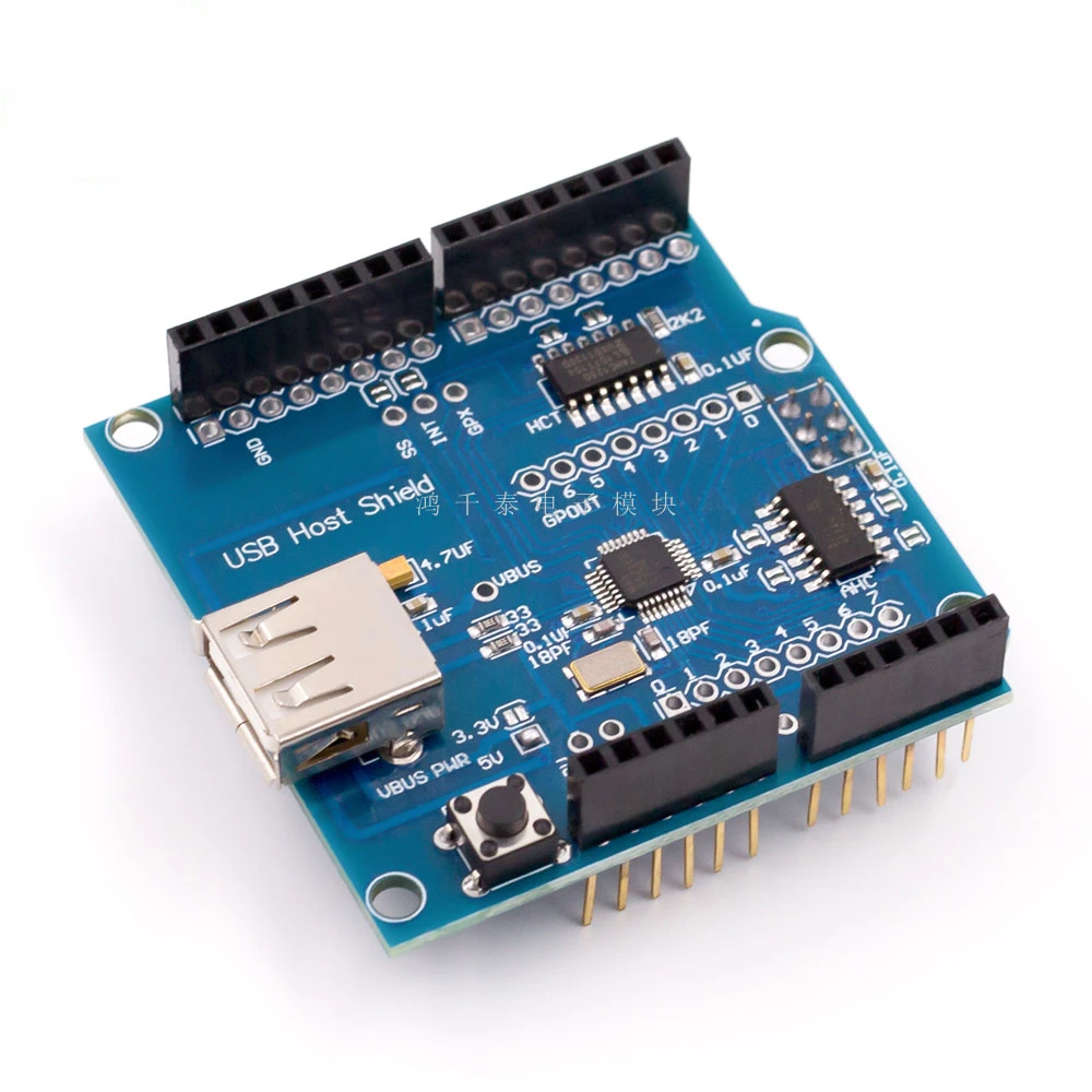 

USB Host Shield Compatible with Google ADK Support UNO MEGA MAX3421 Development Board Module