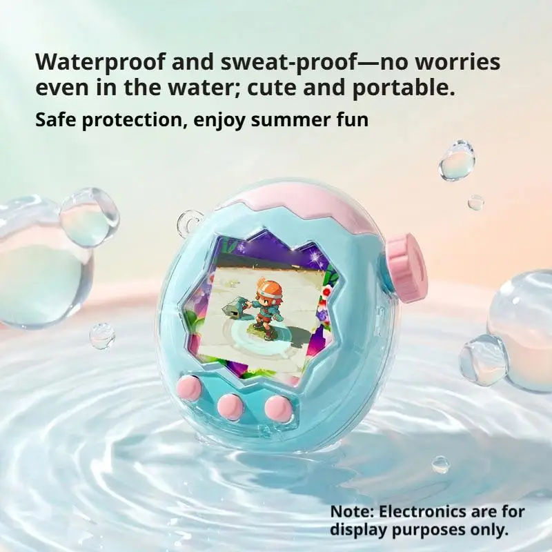 For Tamagotchi Paradise Transparent Protective Case  Waterproof Shockproof Film Hard Shell Clear Protective Cover Accessories