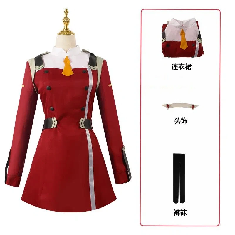 Костюм для косплея jeu DARLING DARLING in the FRANXX Zero Schw Costume de Cosplay robe femmes Косплей халат Сексуальное бандо