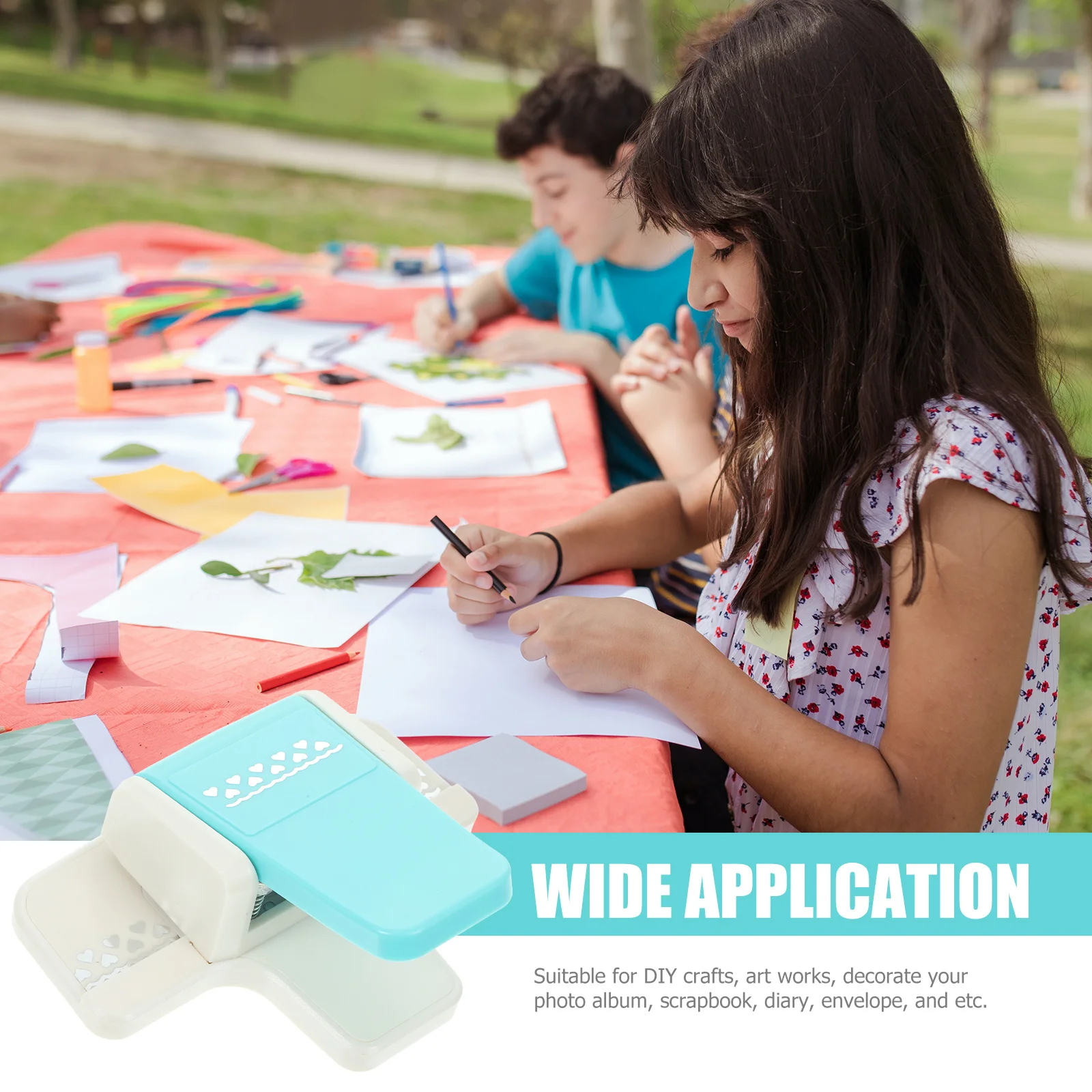 Craft Hole Punch DIY Paper Puncher Creative Tag Label Maker for Envelope Diary Card Making Neat Punching Without Marring