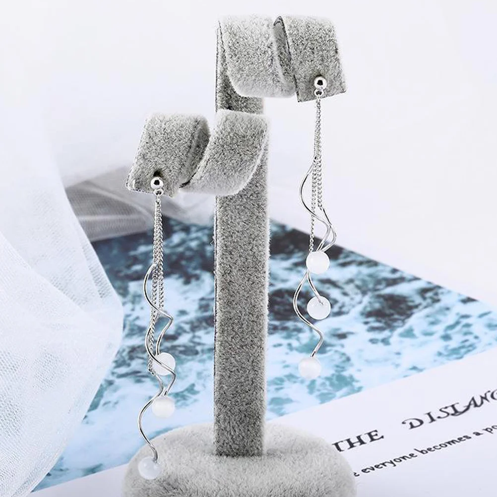 

3pcs Earring Racks Compact Jewelry Storage Organizer For Ear Drops Studs Jewelry Shelves Desktop Holders Shelves