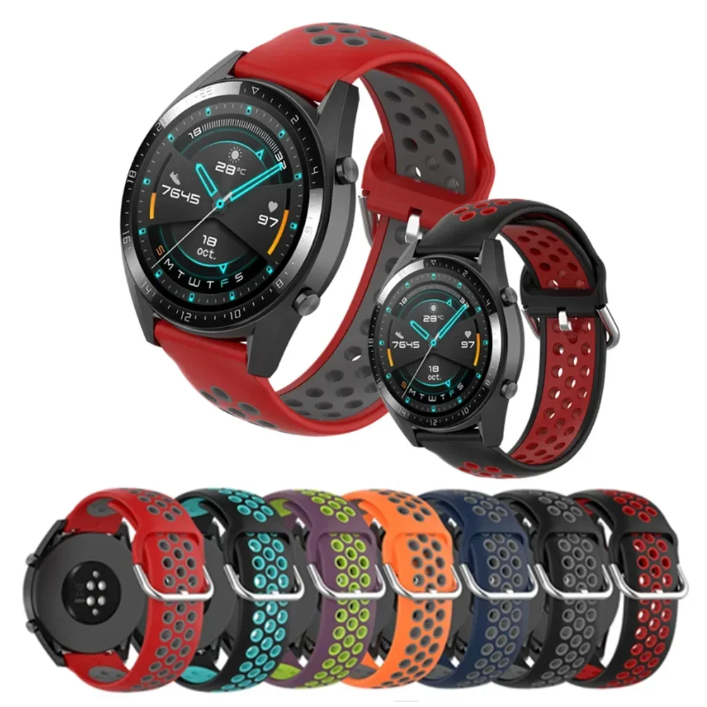 Armband armband für huawei uhr gt2 gt3 46mm 42mm gtr4 gtr2 sport band für honor magic 1/2 46mm silikon armband correa