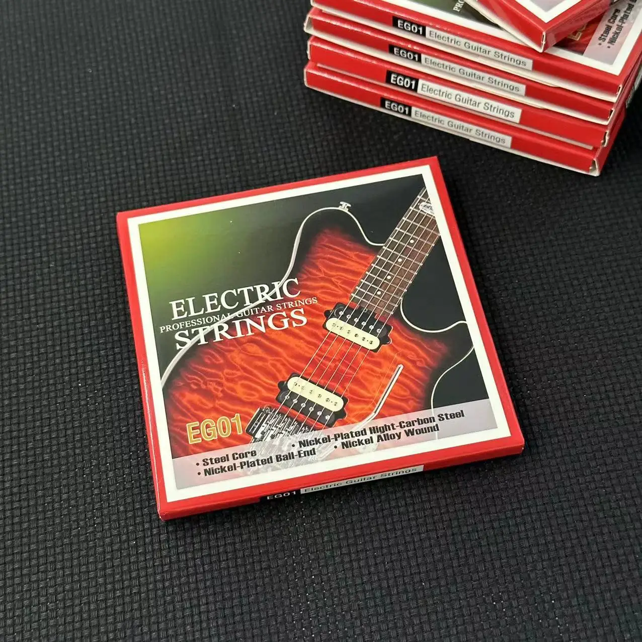 Guitar Strings for Electric Guitar Nickel-Plated Hight-Carbon Steel Alloy Wound Quality Steel Core 6 String / Set  (09-42,Light)