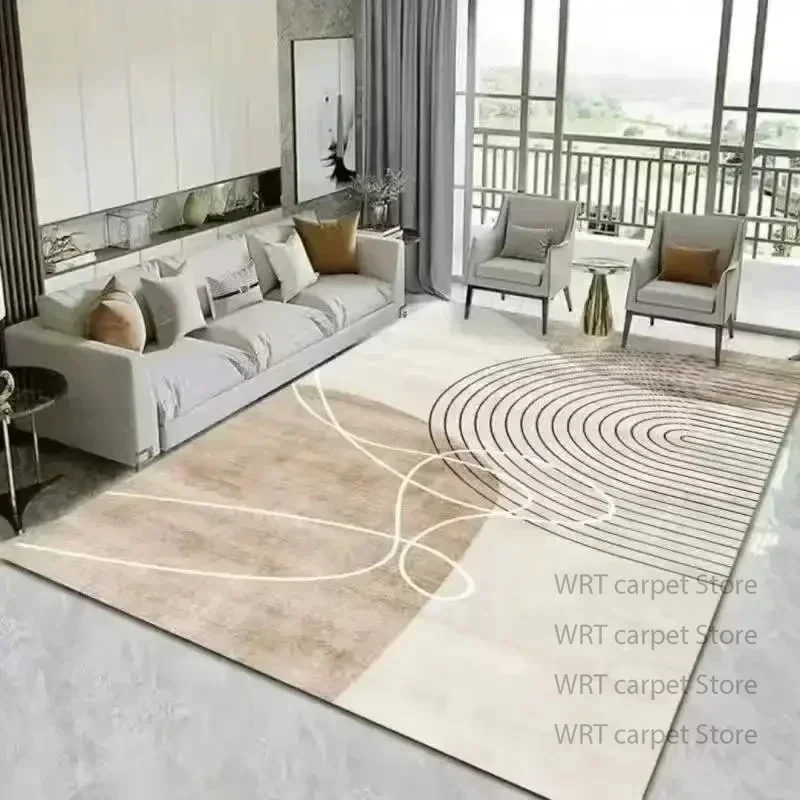 Modern Geometric Carpet for Living Room Minimalism Decoration Sofa Large Area Rugs Home Bedroom Lounge Soft Non-slip Foot Mat