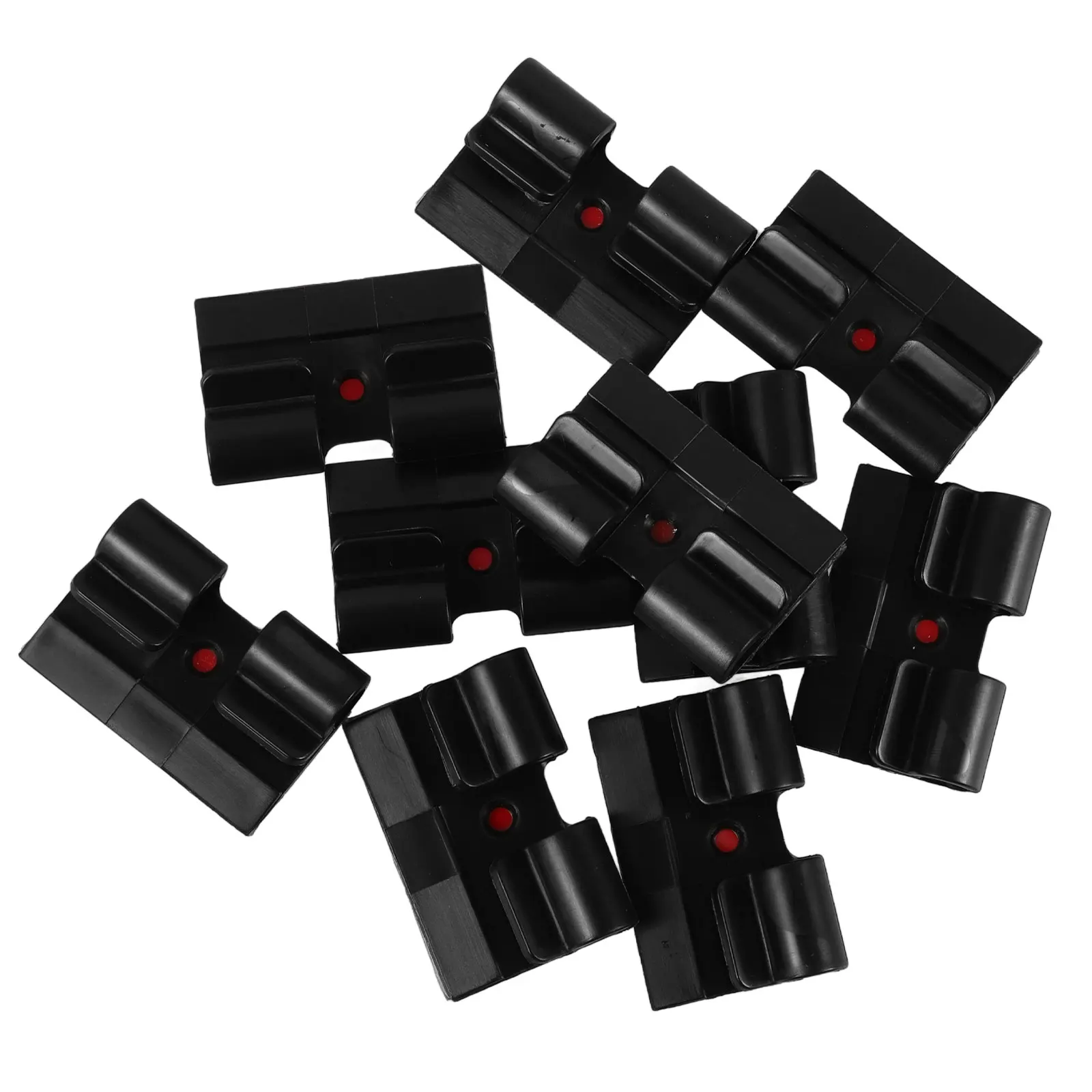 Organizzatori di cavi autoadesivi con morsetto per cavi da 10 pezzi Supporti per cavi Clip per la gestione dei cavi da parete per desktop Gestione dei cavi