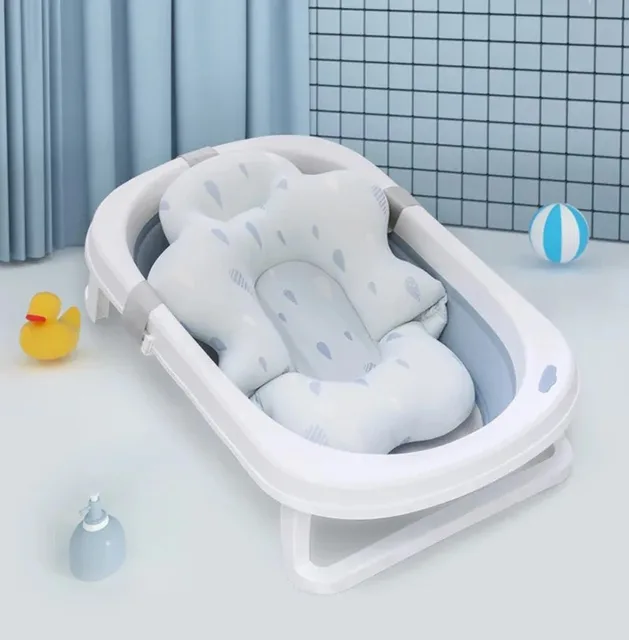 4086-20a172.jpg Baby Bath Support Mat – Non-Slip Newborn Bathtub Cushion & Bath Seat Pad