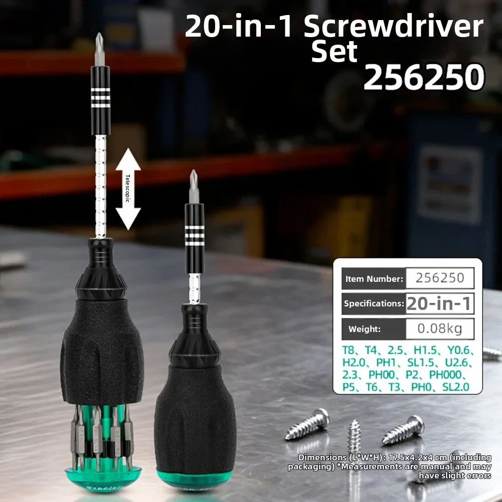 

Ratchet Screw Cutter Set Versatile Ratchet Screwdriver Set Effortless Assembly With Magnetic Bits Shaped Cross Disassembly