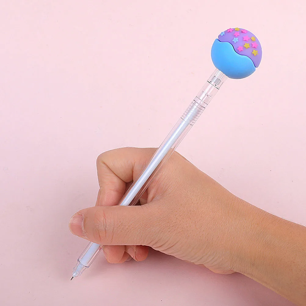 

10pcs 0 5mm Refillable Gel Pens Black Cute Creative Stationery Student Writing Accessories Smooth Writing Office Supplies