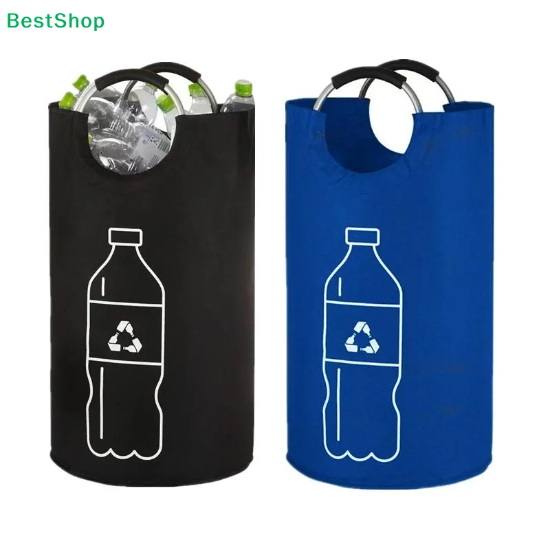 ❄ Großvolumiger Getränkeflaschen-Aufbewahrungskorb, Abwasserflaschen-Sammeltasche, Faltbarer Recycling-Eimer, Wäschekorb für Schmutzwäsche