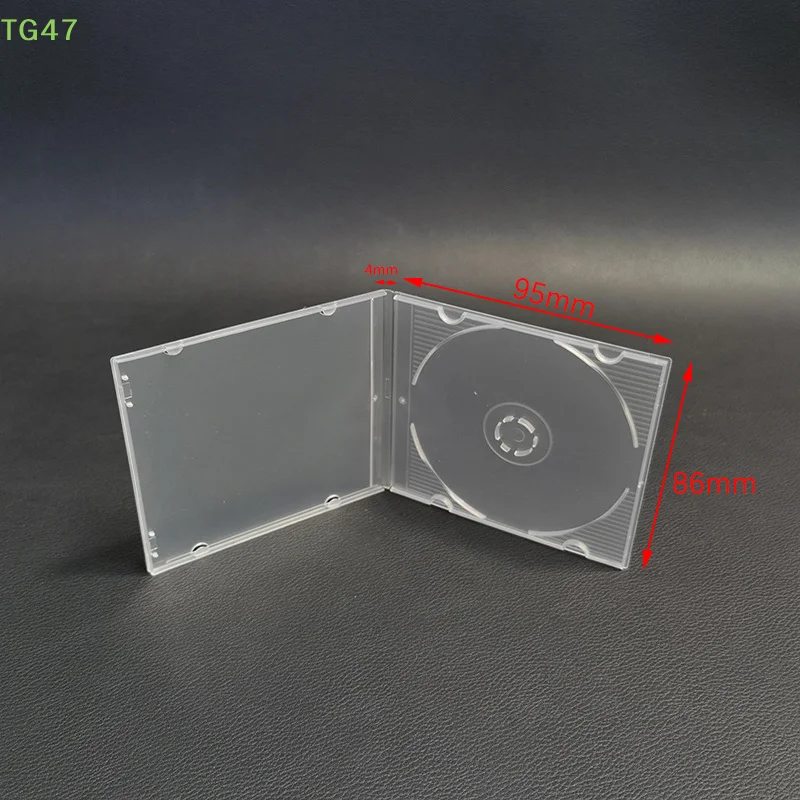 【EL】1PC 8CM ReadStar Transparent PP Ultrathin Standard DVD Case 3Inch CD Package Portable CD Storage Box