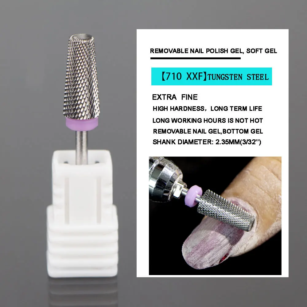 Tungsten Steel Nail Drill Bits Milling Cutter For Remove Nail gel Diamond Drill Bits For Remove Dead Skin Burrs Bits