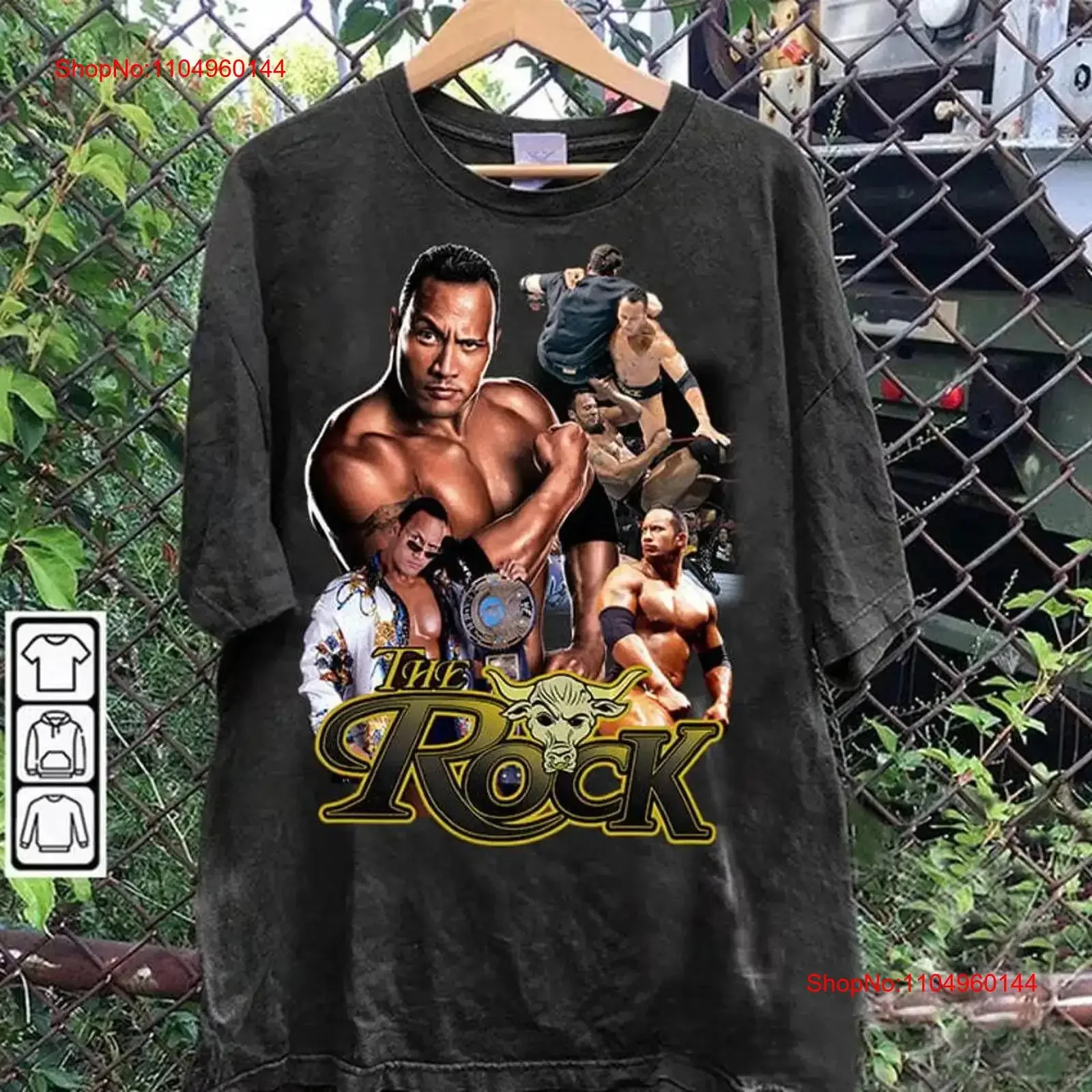 

Vintage 90s Dwayne Johnson T Shirt The Rock SweaT American Professional vintage Washed Breathable Comfortable fashion Stylish