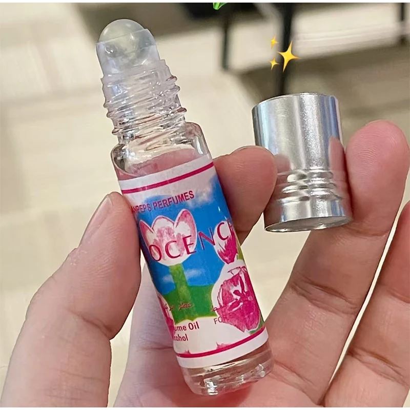 عطر زيتي غريب يدوم طويلاً رول أون 6 مل عطر عربي فاخر توليب فاكهي ملاحظات شوكولاتة روز كرة دوارة عطر عينة