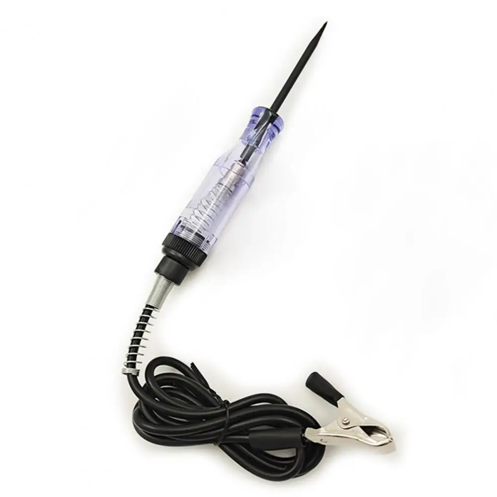 

6V-12V-24V Eco-friendly Circuit Test Pen Multifunctional Insulated Handle Hand Tool Car Test Pen Voltage Tester