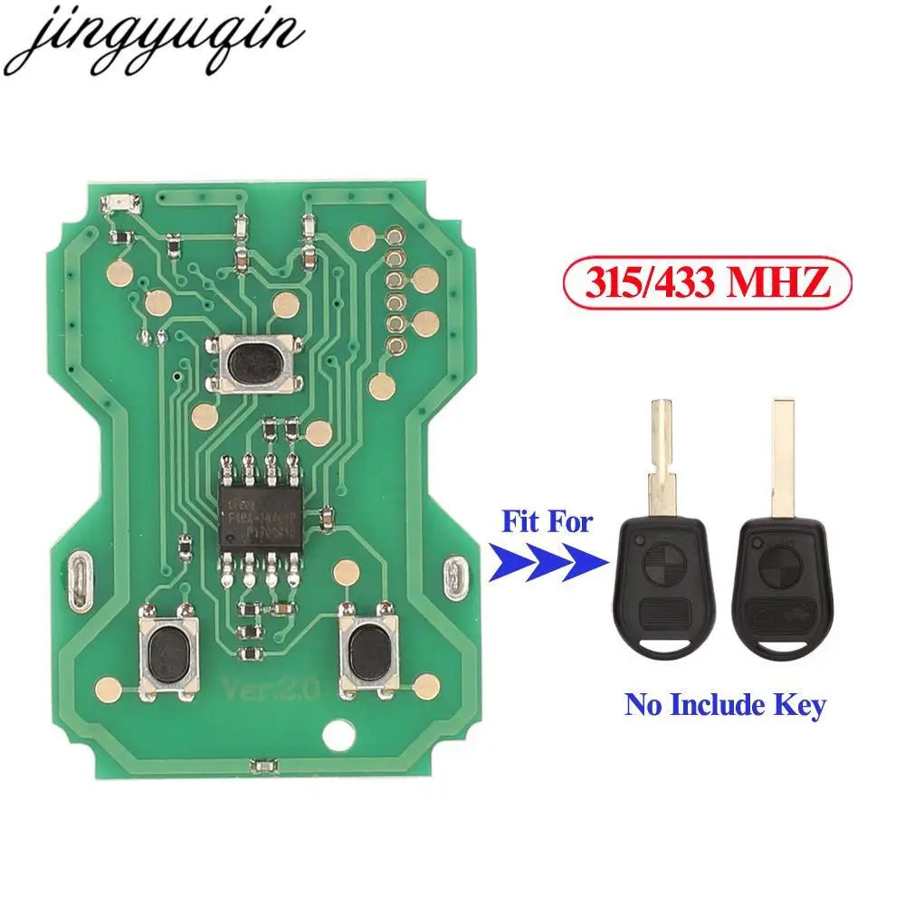 

Jingyuqin 5pcs Remote Electronic Circuit Board 315/433MHZ For BMW E31 E32 E34 E36 E38 E39 E46 Z3 Aftermarket Without Chip