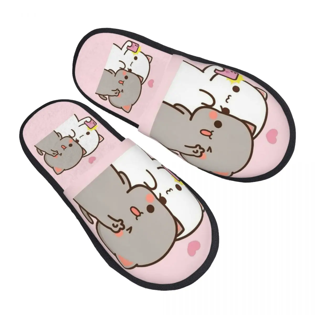 

Custom Bubu And Dudu Soft Memory Foam House Slippers Women Comfy Warm Anti-skid Sole Slipper