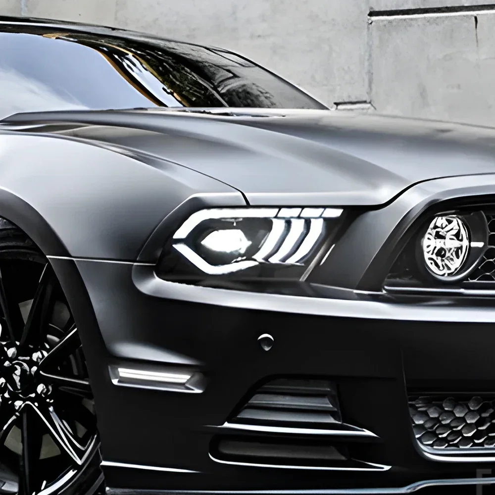 

Upgrade Dynamic DRL Projector Lens Tool Car Accessories Car Front Lamps For Ford Mustang 2010-2014 LED Auto Assembly Headlights