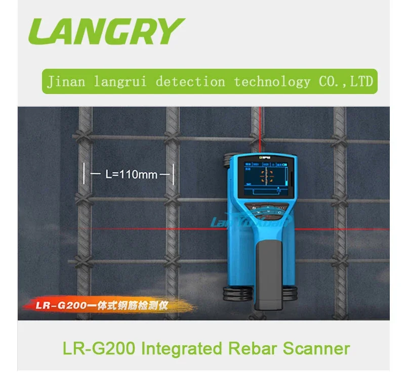 Steel Scanner Bar Located Concrete Rebar 3d