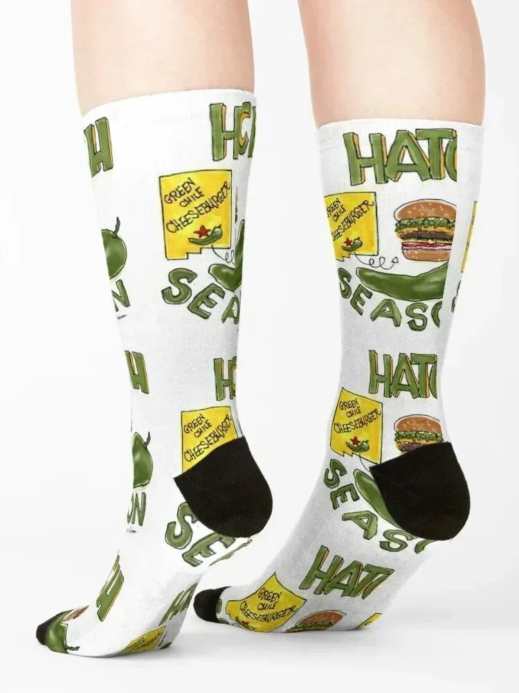 Hatch Chile Season! Socks cute Children's custom winter Mens Socks Women's