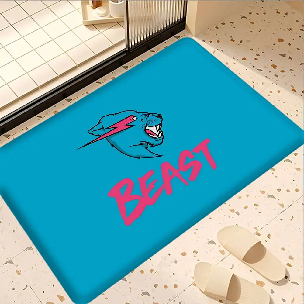 

Коврик для пола Game Blogger Mr-Beasts в стиле INS, мягкий коврик для спальни, коврик для прачечной, противоскользящие домашние ковры