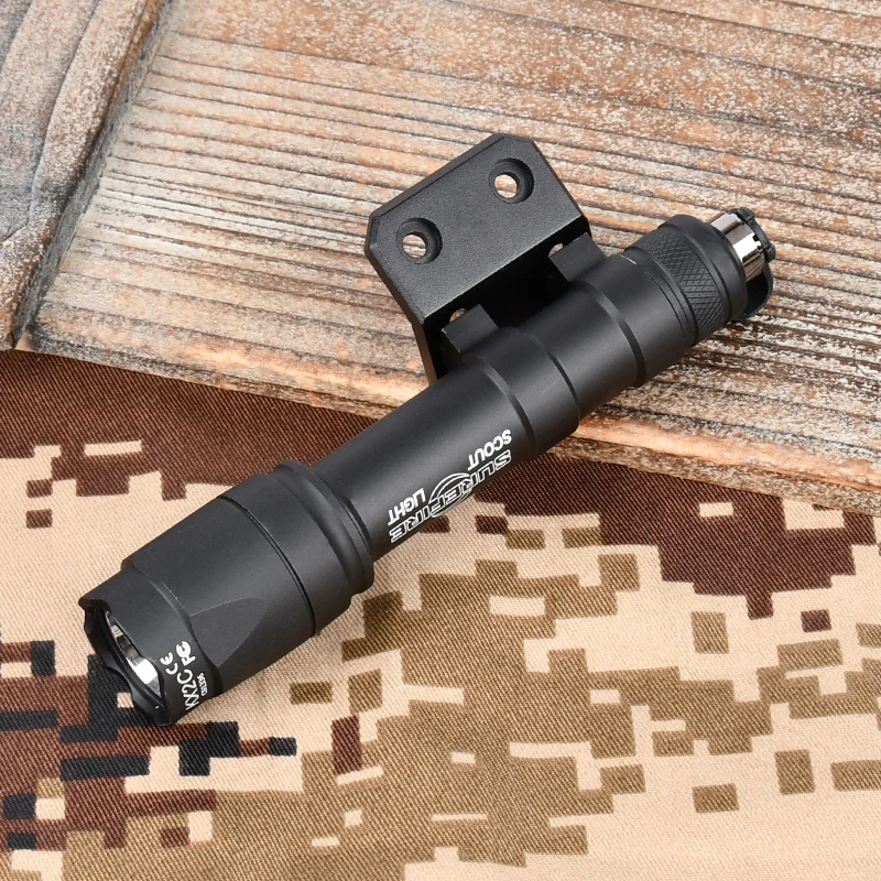 Lampe de poche Dulflashlight avec arme de chasse, accessoire de scout Airsoft, Mlok KeyHappRail, support décalé, M600C, M300A, M300 Mfemale