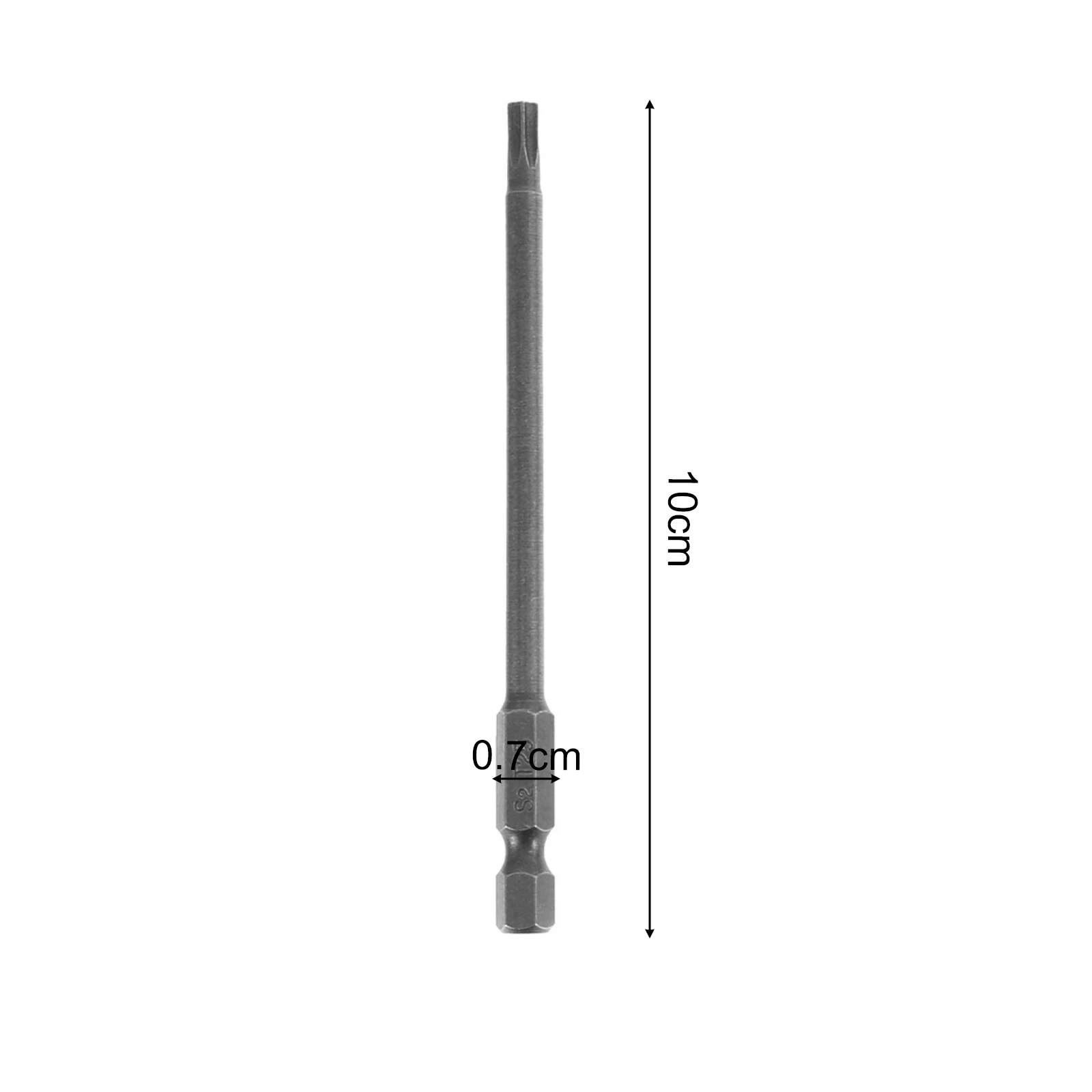 11pcs Magnetic For Torx Screwdriver Bits 100mm Long 6 35mm Hex Shank Compatible with Electric and Manual Use Sizes T7 to T40