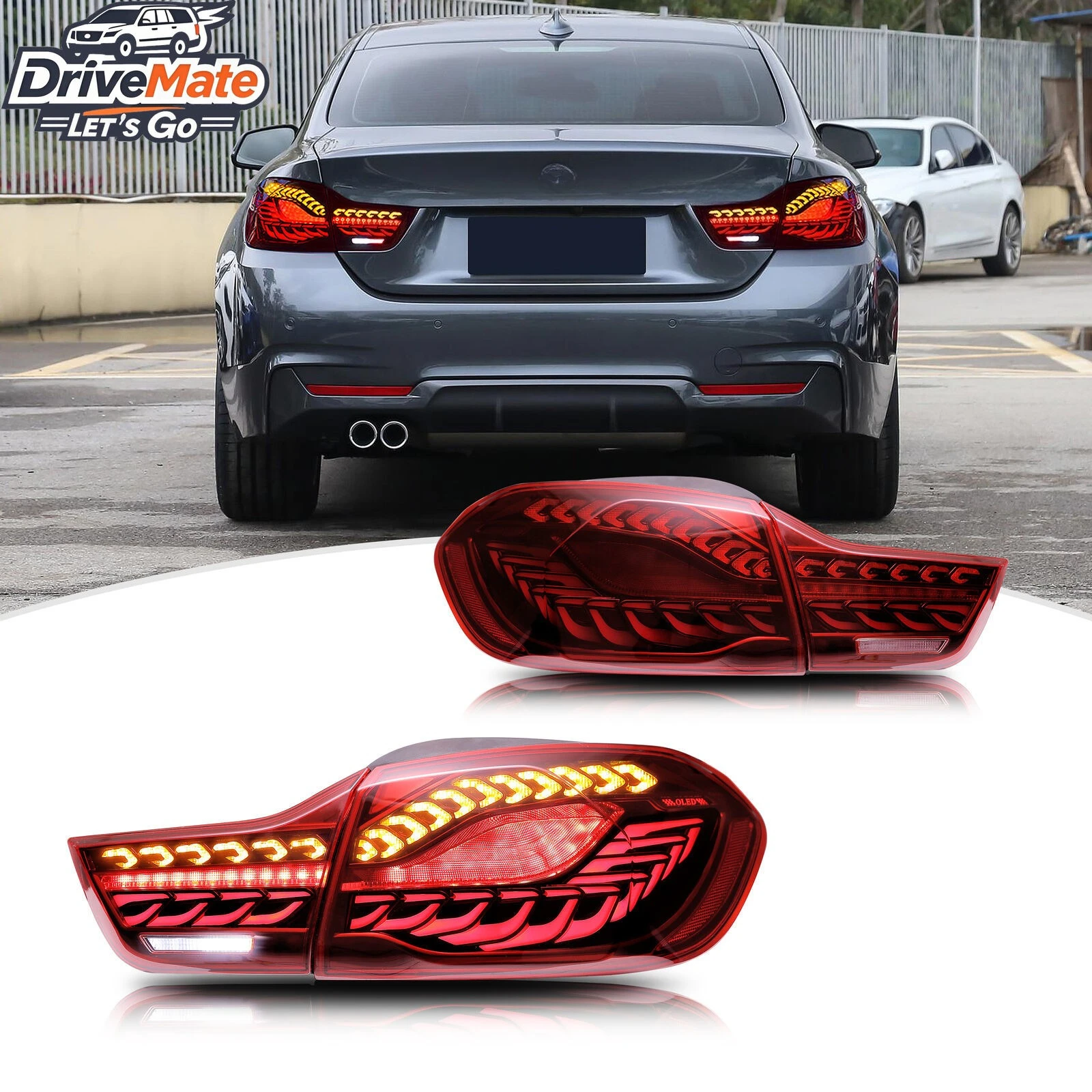 

Led Tail Light for BMW M4/4 Series F32 F36 F38 With 2013-2020 Sequential Turn Signal & Startup Animation Plug and Play