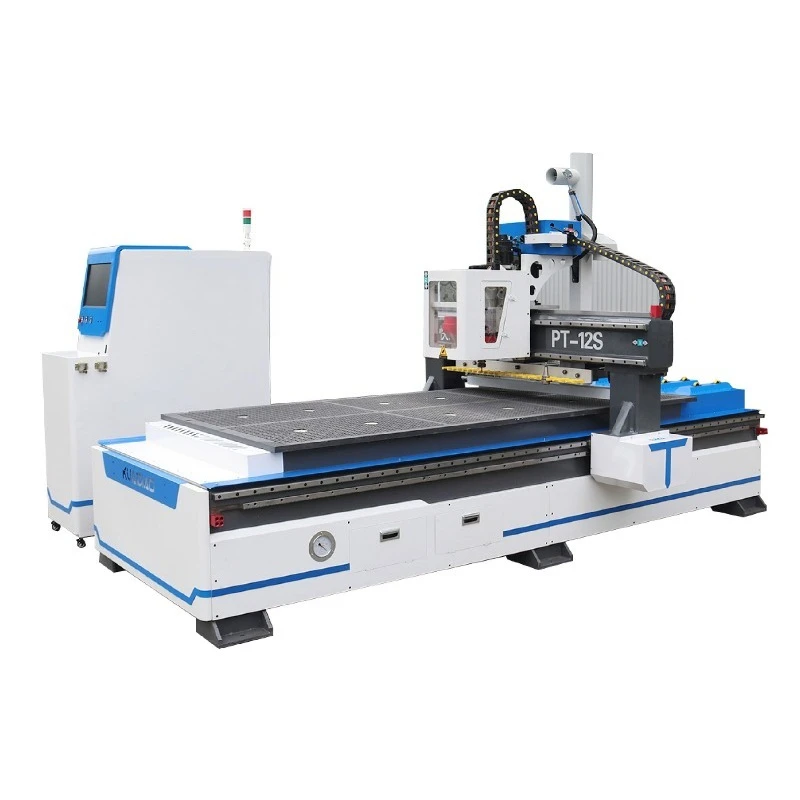 12 tool library numerical control four or nine feet automatic numerical control cutting machine, straight row machining center