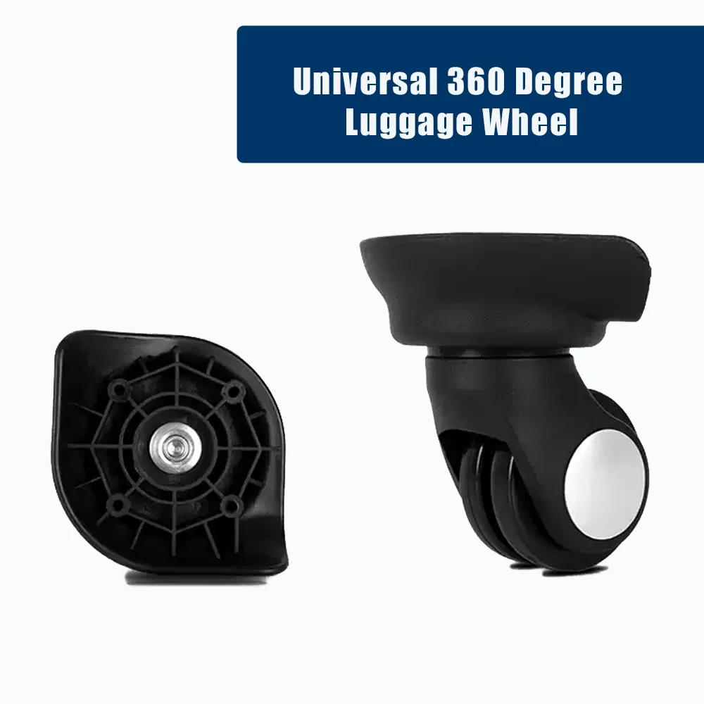 Luggage Wheels Casters Replacement Wear-Resistant Silent Spinner 360 Degree Universal Smooth Wheel Repair Kit for Vacation Trips
