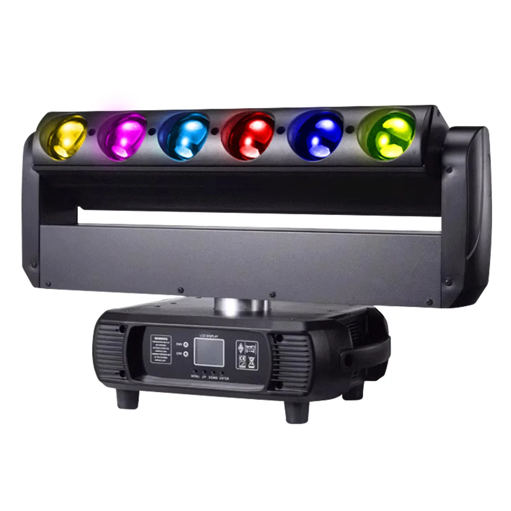 6 شعاع هزاز للشفرة على الوجهين بقدرة 40 وات من شريط ستروب LED محيط لمرحلة بقعة ملونة