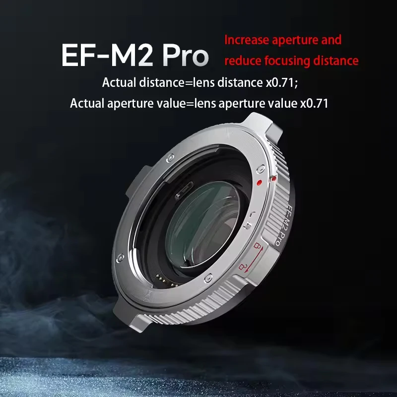VILTROX EF-M1 Pro อะแดปเตอร์เมาท์เลนส์ Auto-Focus Lens Converter ใช้งานร่วมกับ Canon EOS EF/EF-S เลนส์สําหรับกล้อง Micro 4/3