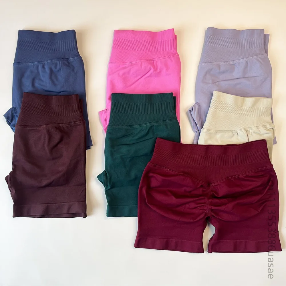 

Спортивные шорты Impact 4.5 дюйма с низкой посадкой, с эффектом Scrunch Bum, бесшовные, для йоги, фитнеса, тренировок, велоспорта, женские