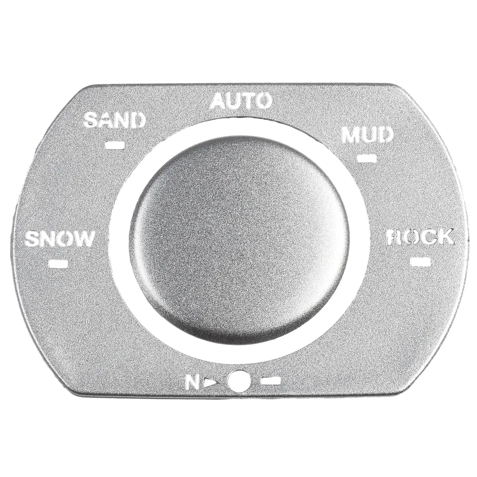 

For Jeep For Cherokee 2016+ Four Wheel Drive Control Button Aluminum Alloy Decor Cover Waterproof and Removable