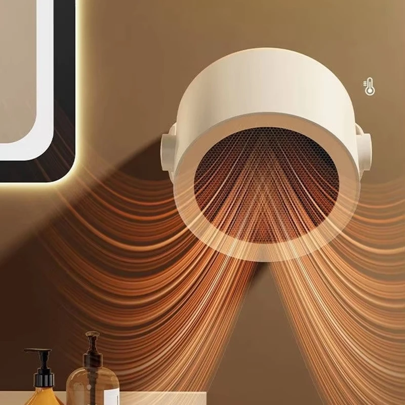 

Mini Desktop Heater Fan, Portable Radiator for Home and Office, Winter Room Warmer, Heating Appliance US Plug