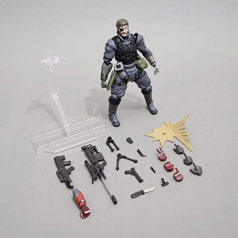 

Shf Metal Gear Solid Solid Snake Articulated Pvc Action Figure Collectible Model For Adult Game Fans Collection Home Display