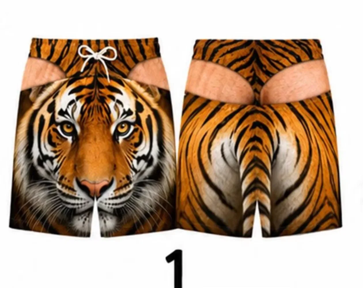 Multicolor Prank Beach Shorts Men Funny Eagle Flamingo Monkey Summer Cool Loose Fashion Trendy Streetwear Retro Casual Novelty