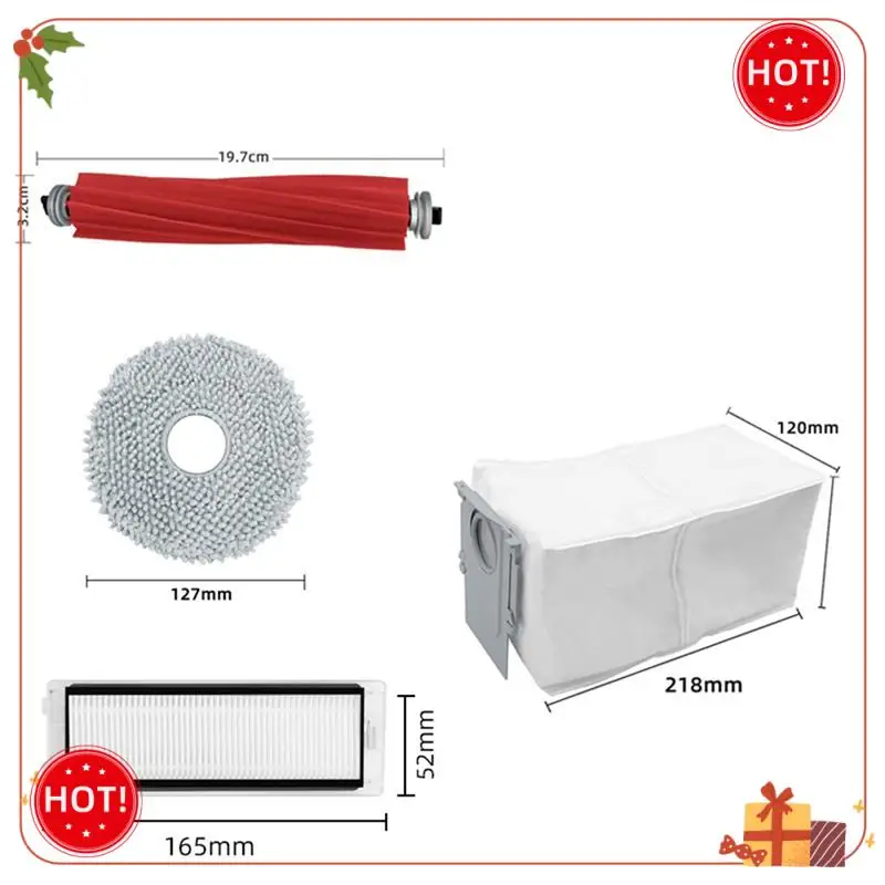 ABLE-Zubehör-Set Ersatz für Roborock P10 / Roborock Q Revo Roboter-Staubsauger-Zubehör