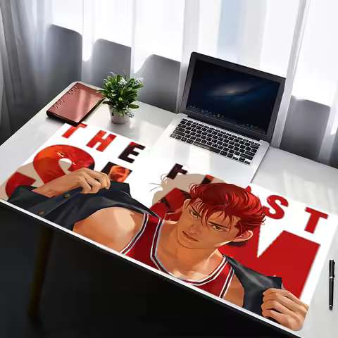 Mouse Pad PC Non Slip Rubber Anime Mousepad Laptop Gamer Cabinet Keyboard Pad Office Computer Gaming Desk S-slam Dunk Mouse Mat