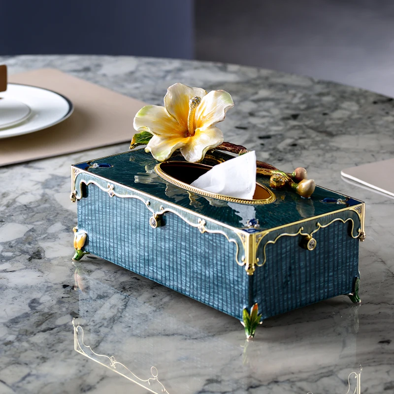 

Modern Home Decoration Conference Room Living Room Creative Wood Paper Tissue Box