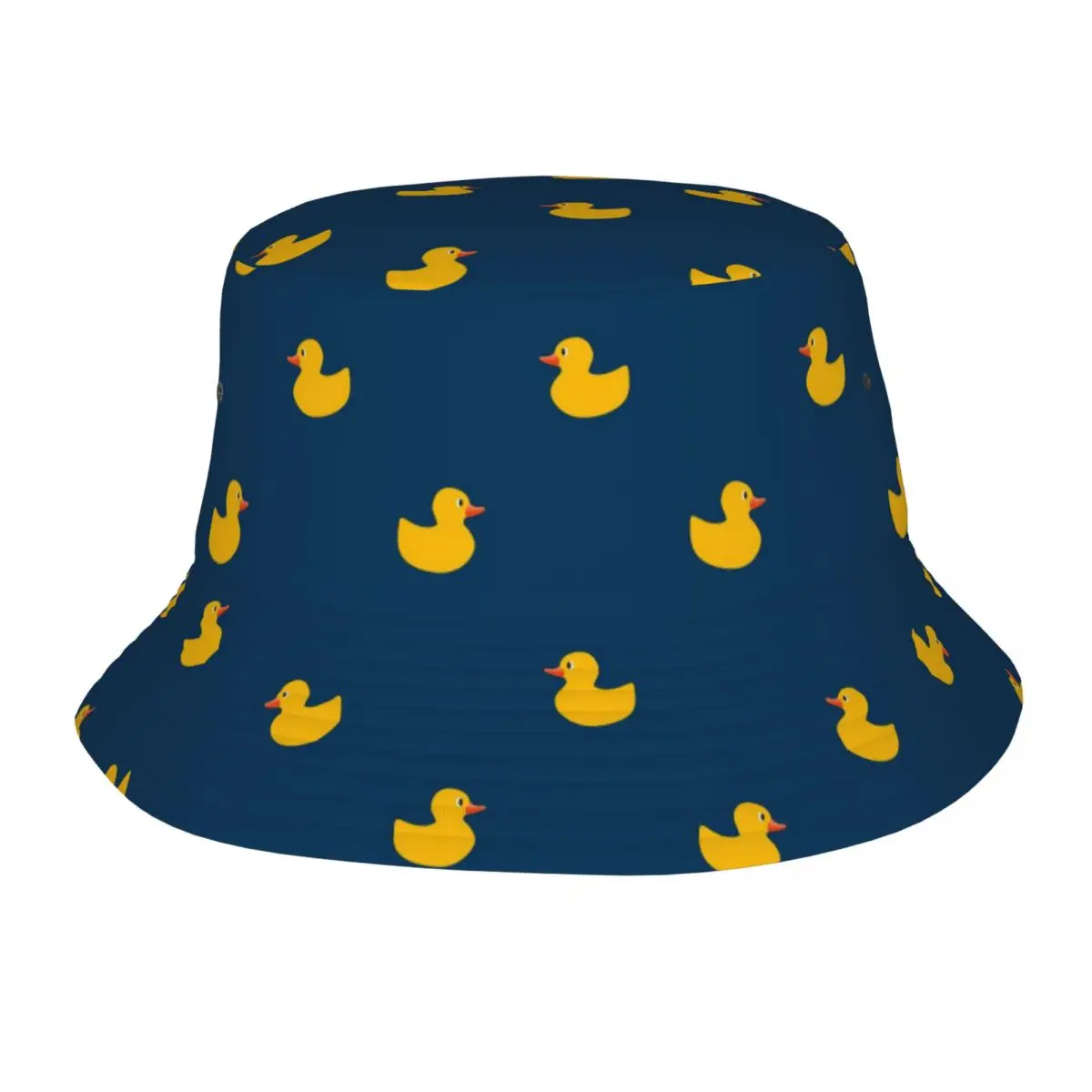 Duck Pattern Bucket Hats for Women Men Summer Travel Animal Field Hat Street Foldable for Outdoor Sport Fishing Hats Bob Hat