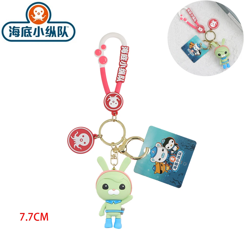 Original Octonauts Schlüsselanhänger Barnacles Kwazii Peso Dashi Inkling Tunip Shellington Tweak Taschenanhänger Niedlicher Autoschlüsselring Cartoon-Geschenk – Detail 12